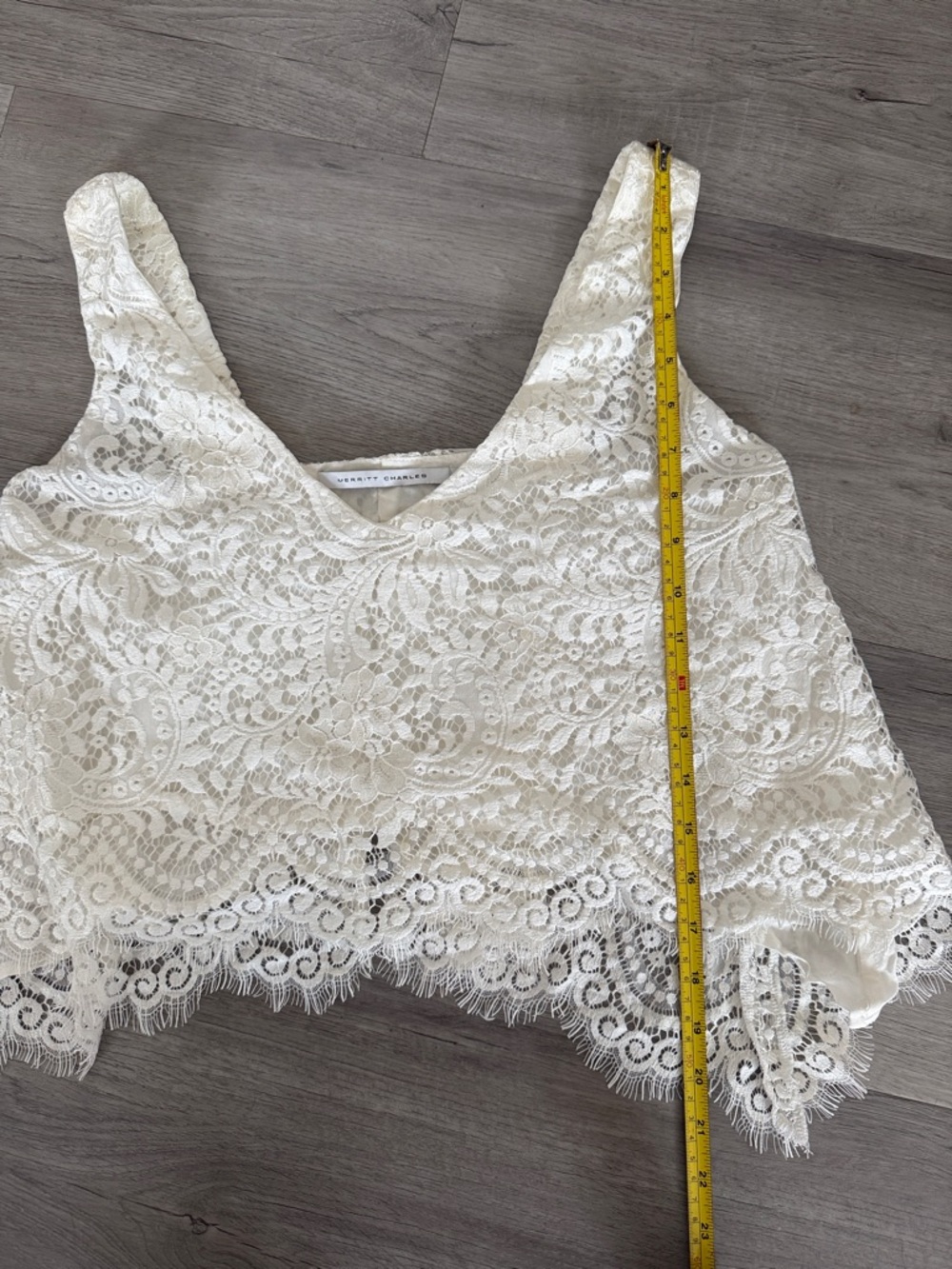 Winston Lace Open Back Top - Picture 13 of 13